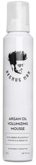 Avenue Man Argan Oil Mousse bottle pour showing easy dispersal for smooth styling
