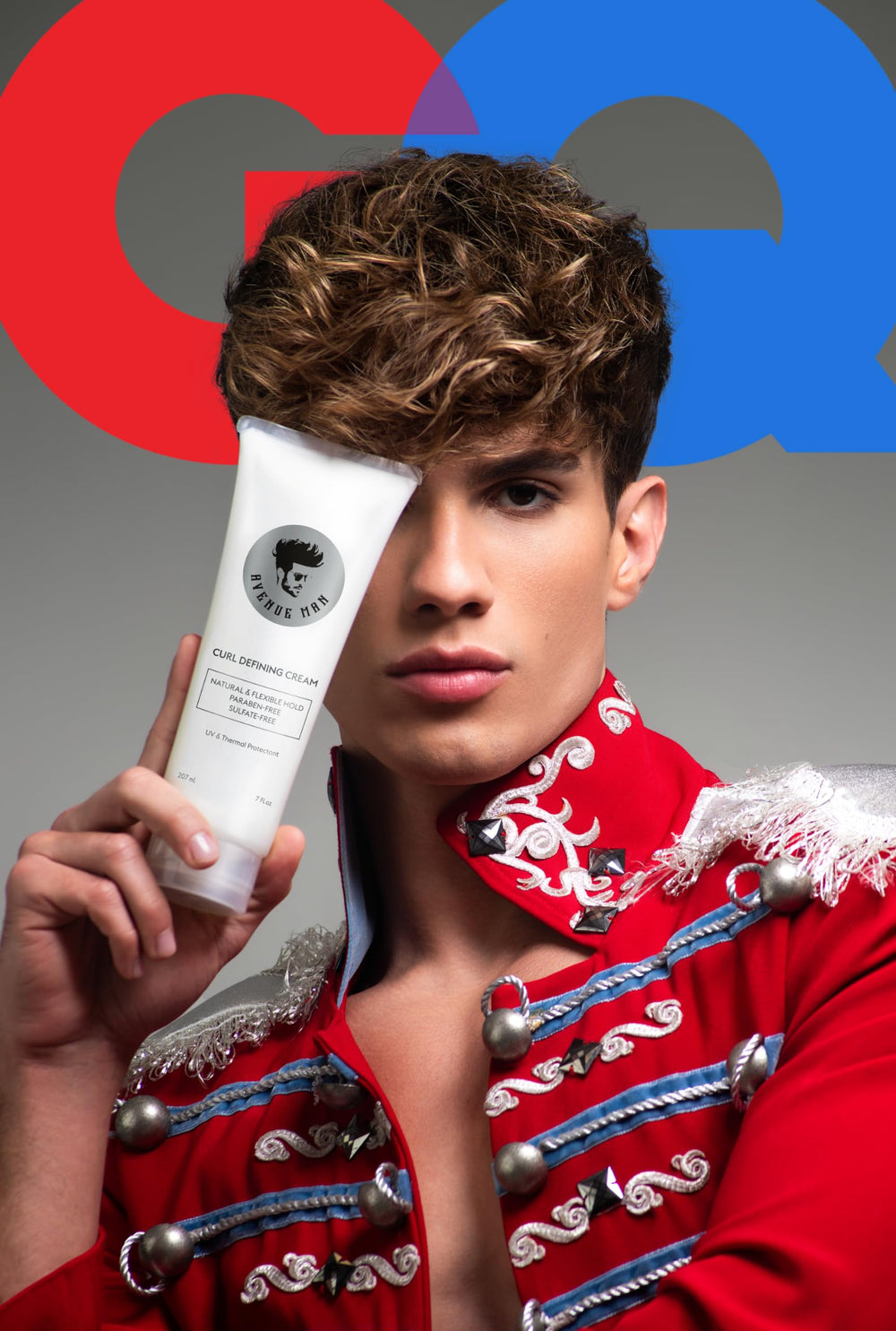 Crema Definidora de Rizos Avenue Man, uso diario para cabello rizado