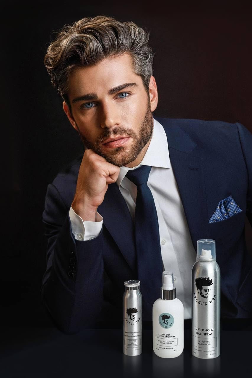Avenue Man diseño Nueva York, envase elegante que inspira estilo diario.