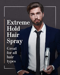 Avenue Man Extreme Hold Hairspray, application rapide pour gagner du temps.