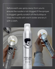 Avenue Man Extreme Hold Hairspray, extraits-herbales qui apportent brillance légère.