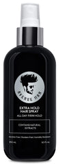 Avenue Man hair spray extra hold bottle ready for all-day control.