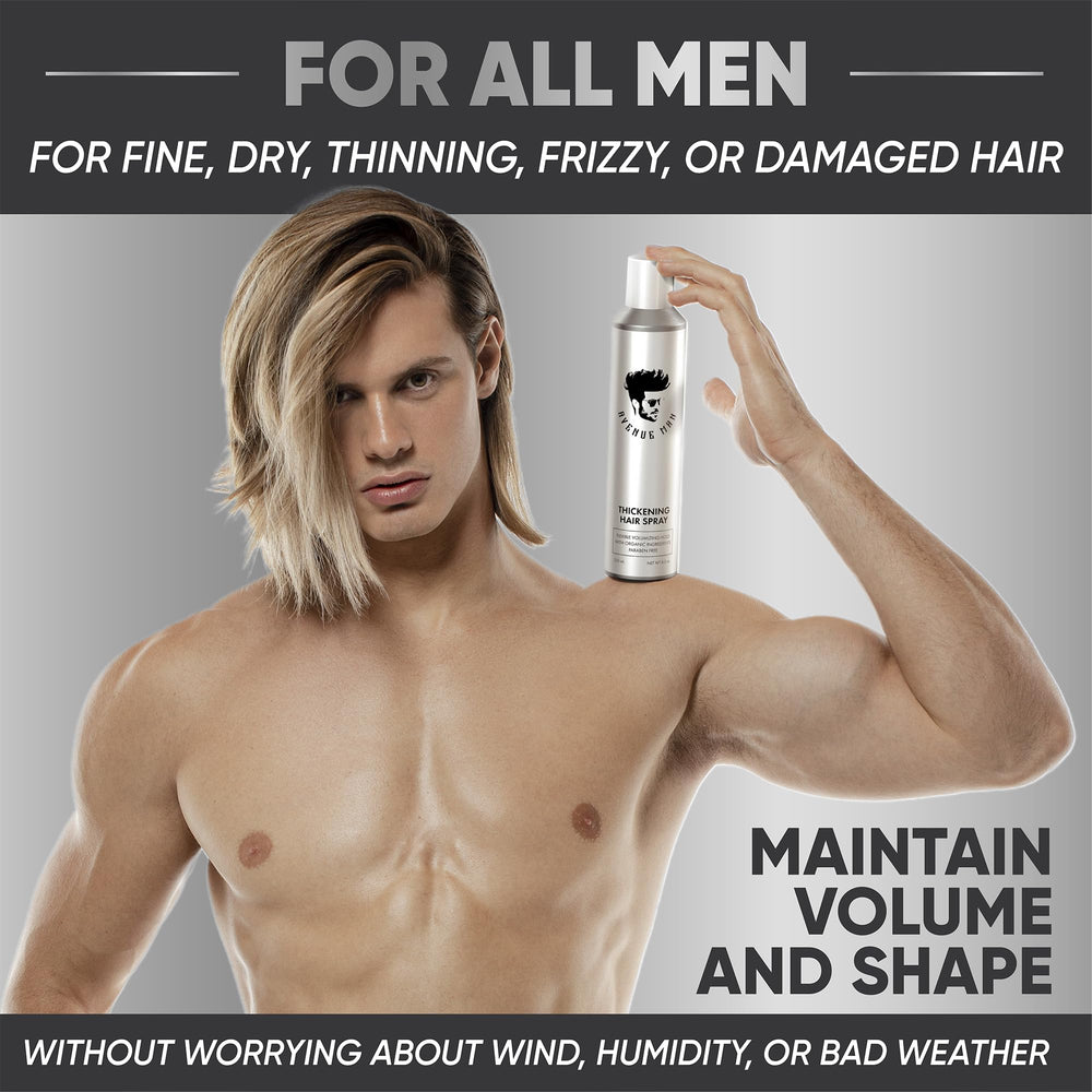 Avenue Man fórmula-grado-profesional: ingredientes limpios para un peinado premium.