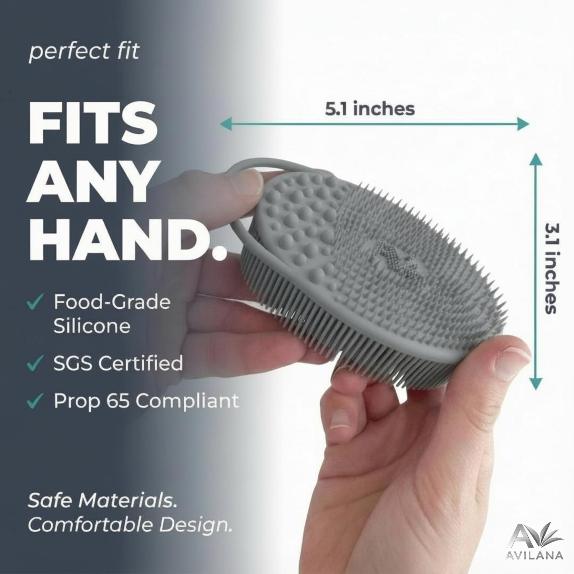 Avilana exfoliante corporal secado-rapido, seque rápido tras la ducha para higiene constante.