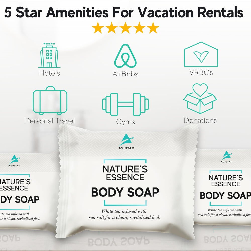 Savon Avistar hôtel mini 60 pack – format compact pour voyage.