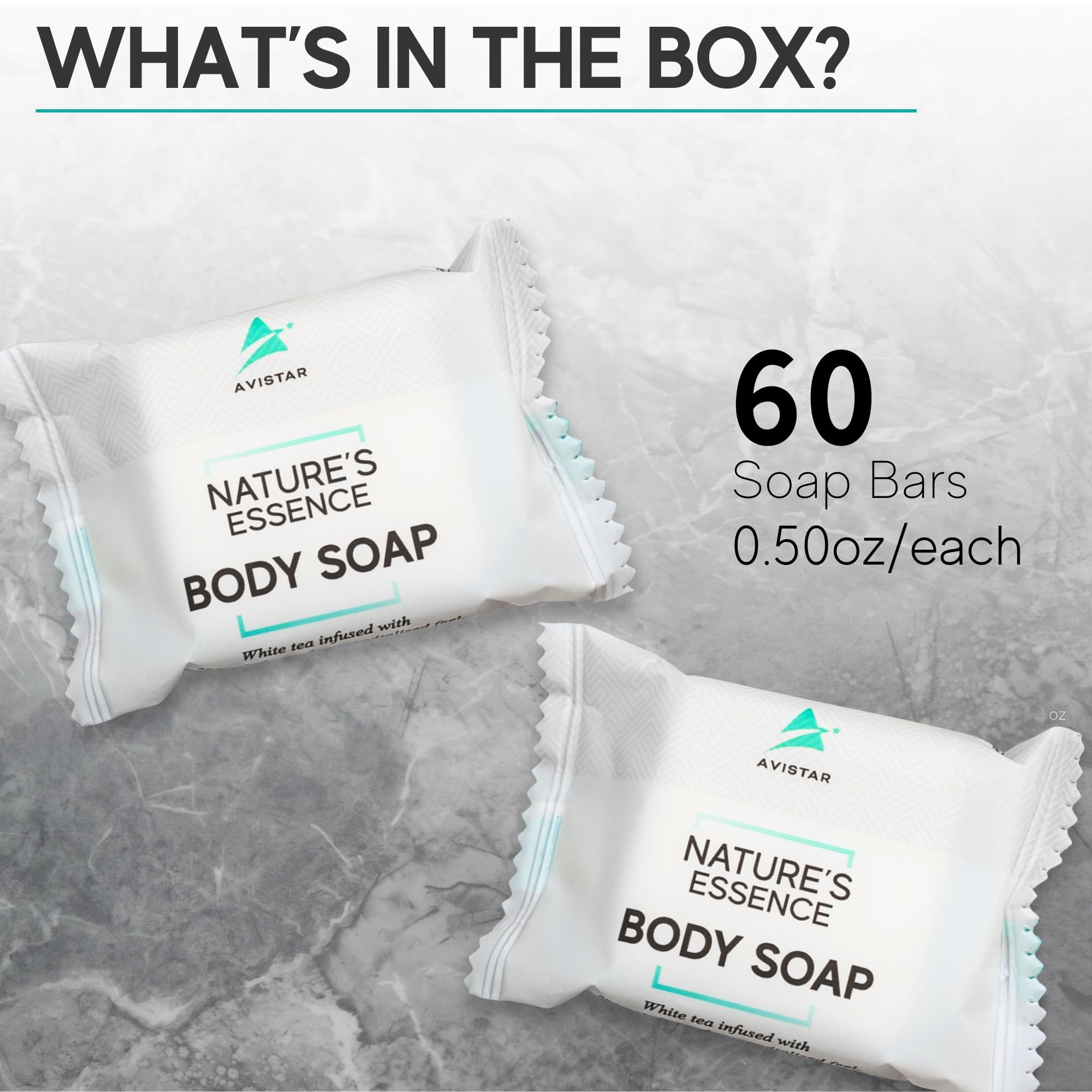 Savon Avistar hôtel mini 60 pack – parfait pour les chambres et salles de bains.