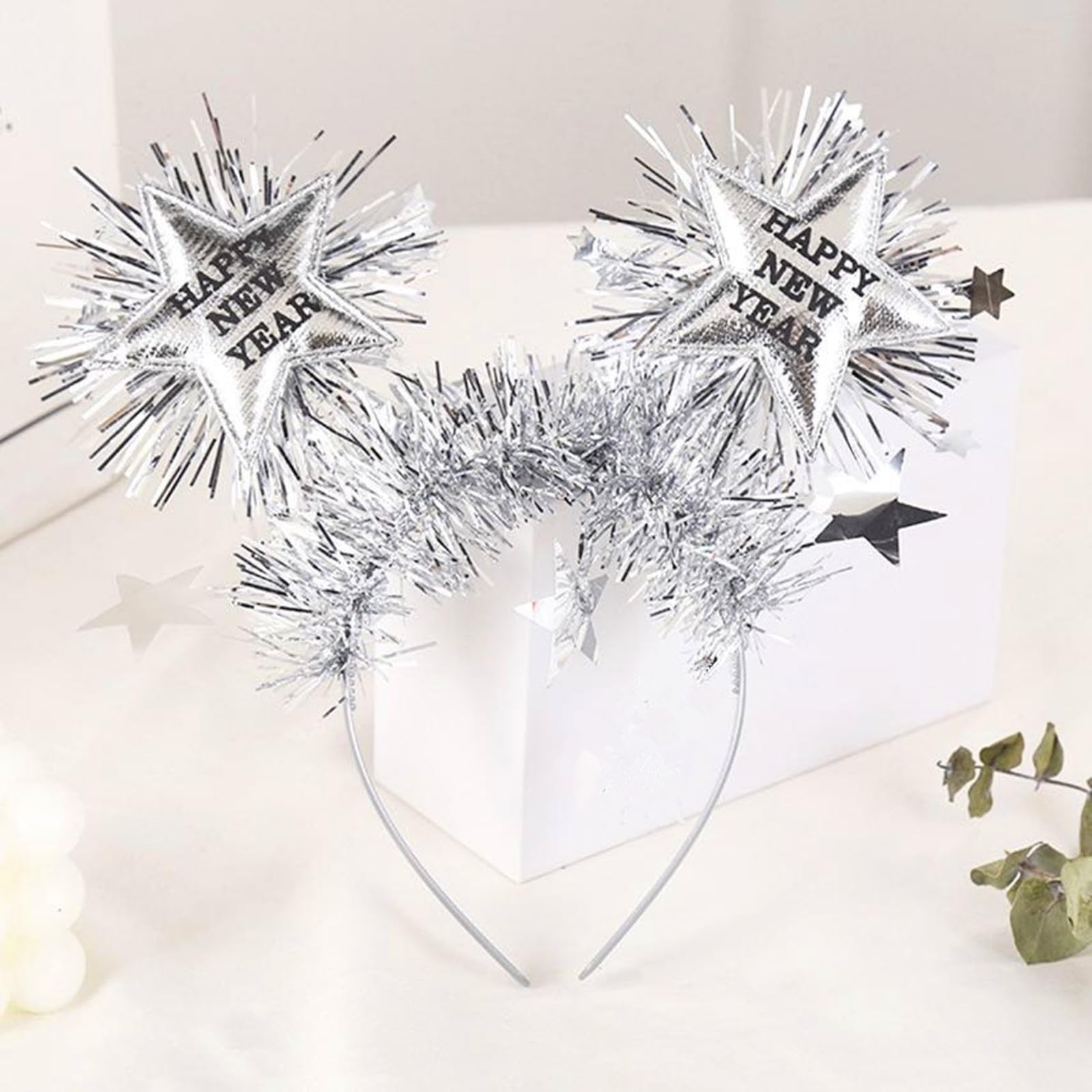 AVMBC diadema con estrellas brillantes, ideal para fotos y celebraciones