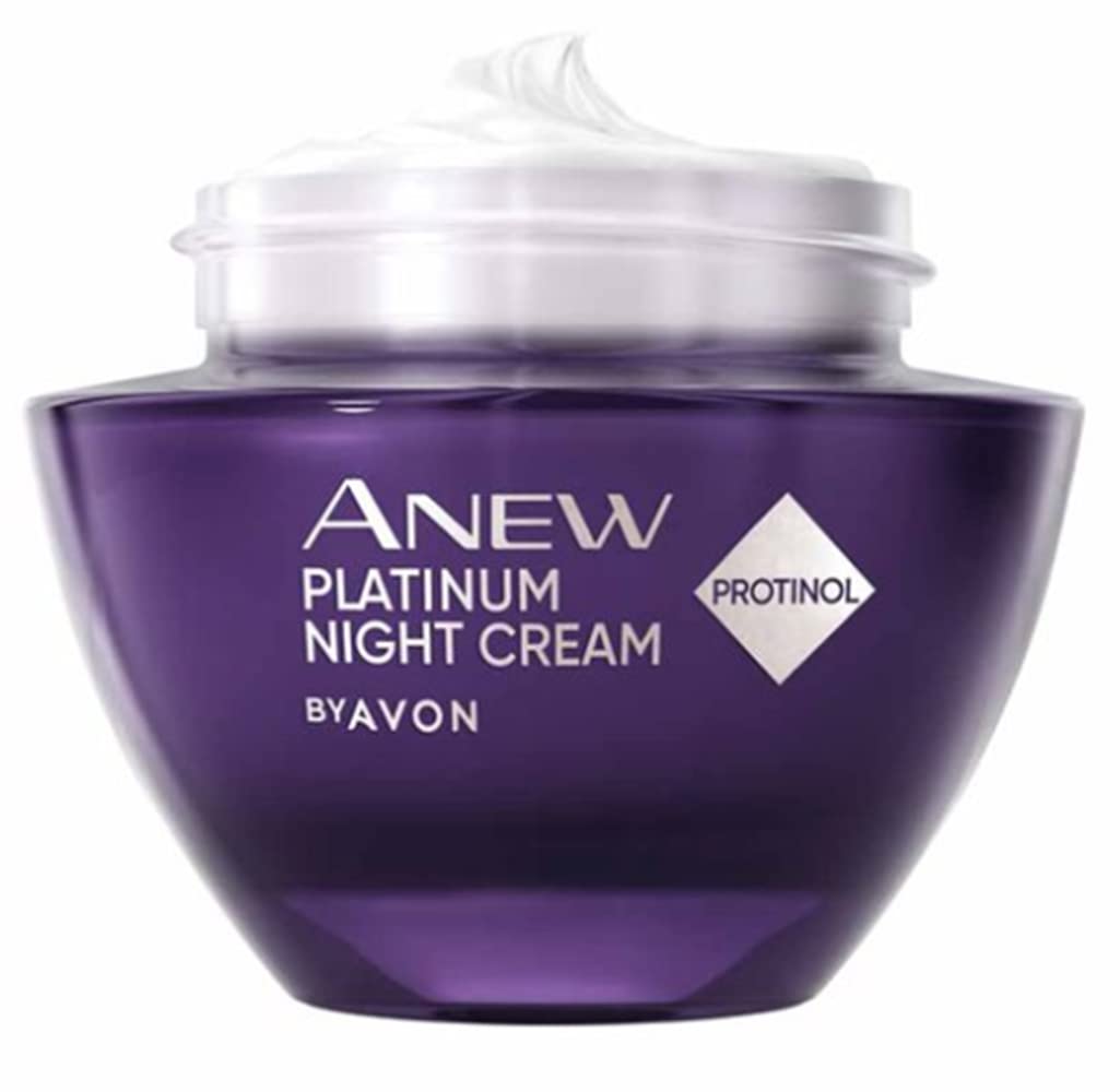 AVON Anew Platinum Emballage, conditionnement élégant facilitant l’usage quotidien.