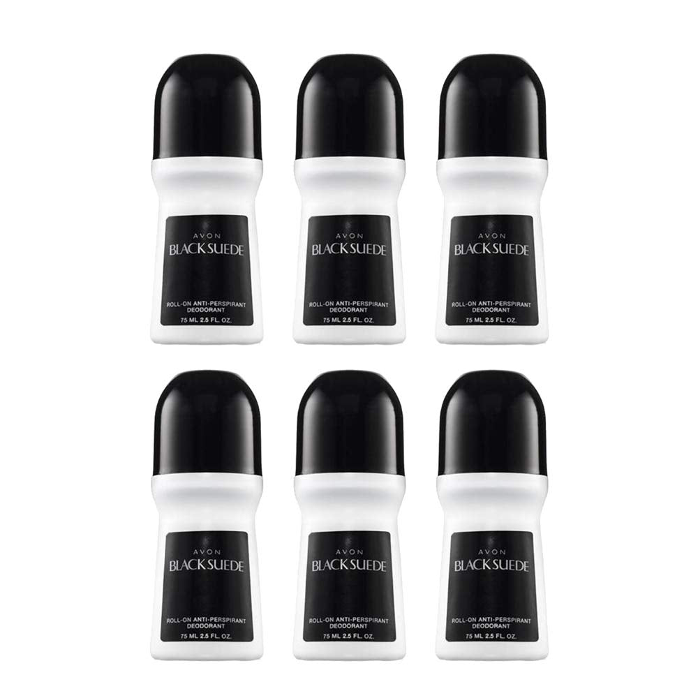 AVON Black Suede Desodorante Rodillo, uso diario con protección duradera.