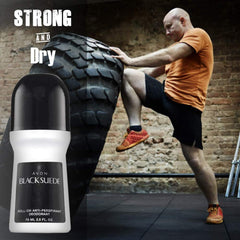 AVON Black Suede Fragancia masculina sutil para un aroma elegante.