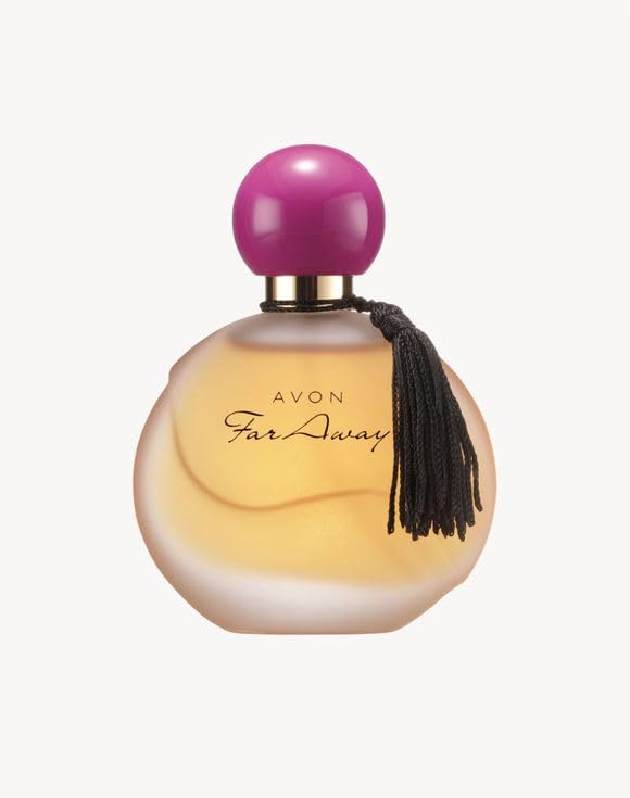 AVON Far Away, notas de base, deja un cálido ámbar que perdura.