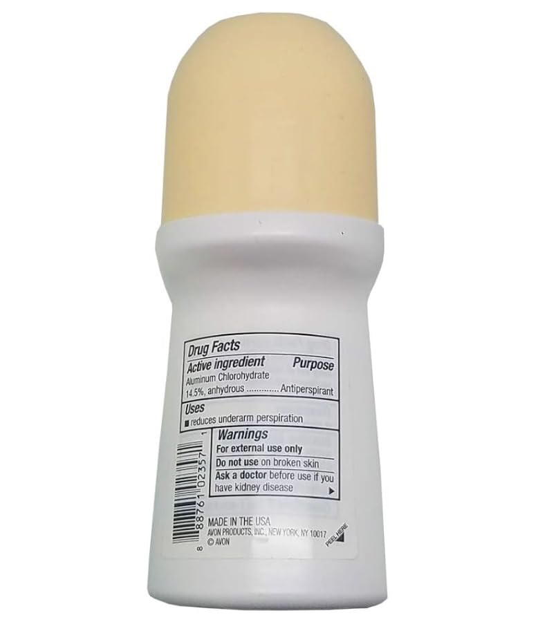 AVON Far Away roll-on deodorant 6-pack on display for easy daily use.