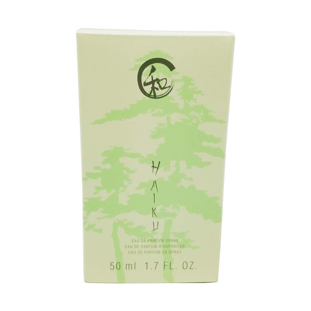 AVON Haiku madera clara, aroma suave para el día.
