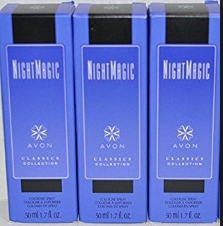 AVON Night Magic: botella del perfume, aroma envolvente para cualquier ocasión.