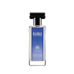 Avon Night Magic Colonia, bote de 1.7 oz, aroma duradero para uso diario.