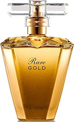 AVON Rare Gold: botella-frasco elegante para uso diario.