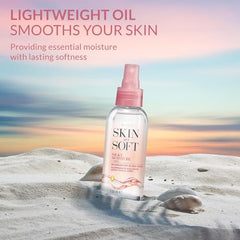 AVON SKIN SO SOFT hidratación prolongada para piel suave durante todo el día.