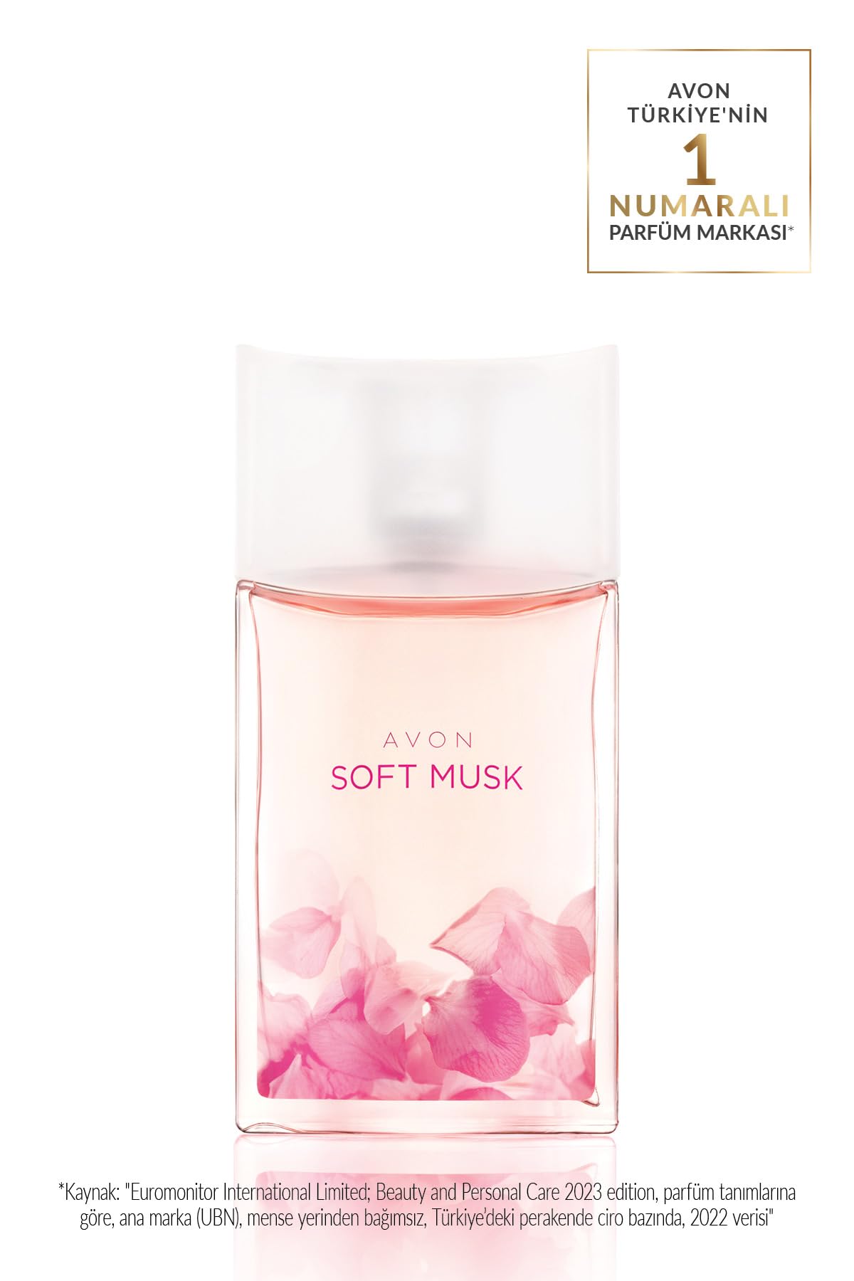 AVON Soft Musk notas-rosas-jazmin-ylang-ylang: perfil floral elegante.