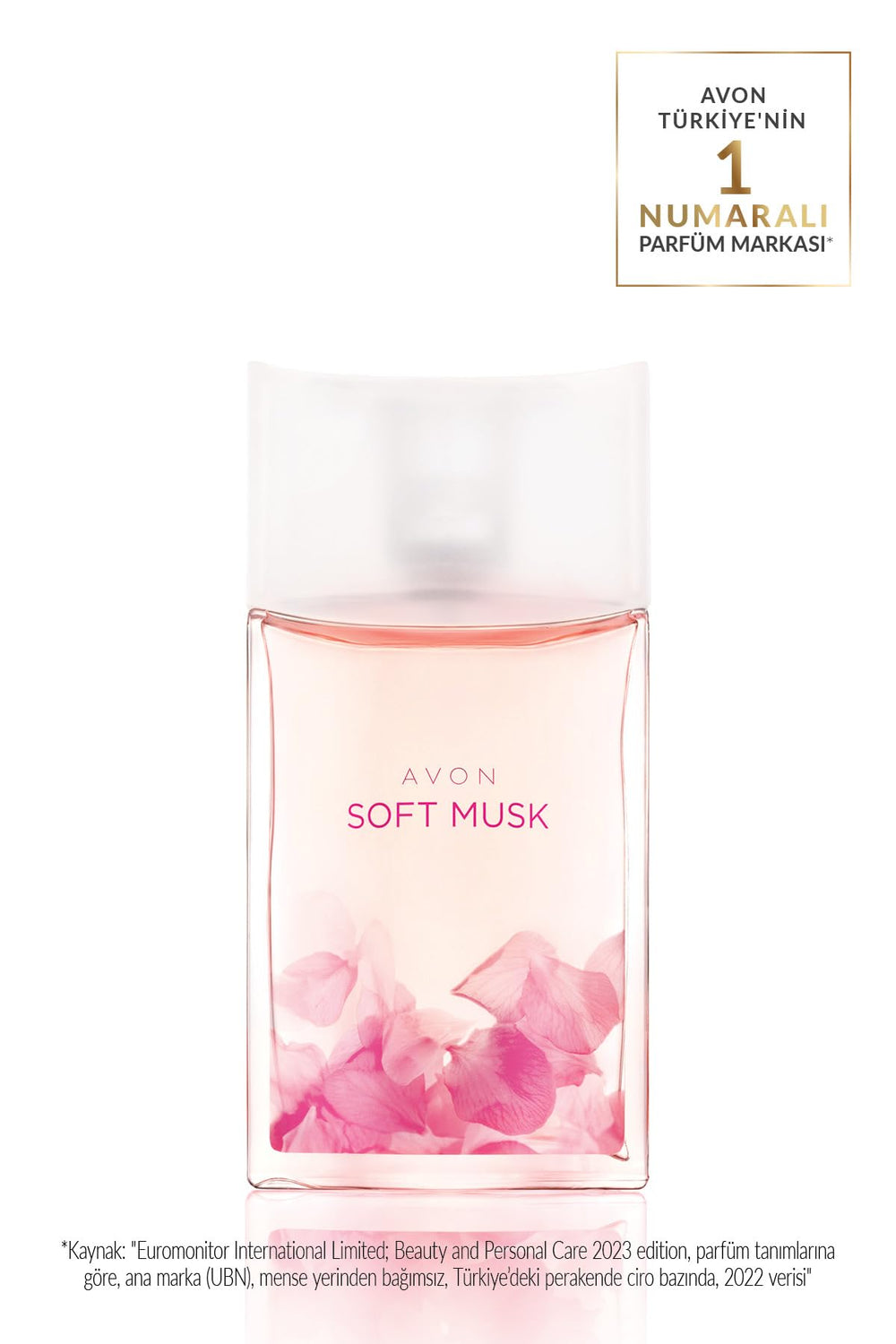 AVON Soft Musk notas-rosas-jazmin-ylang-ylang: perfil floral elegante.