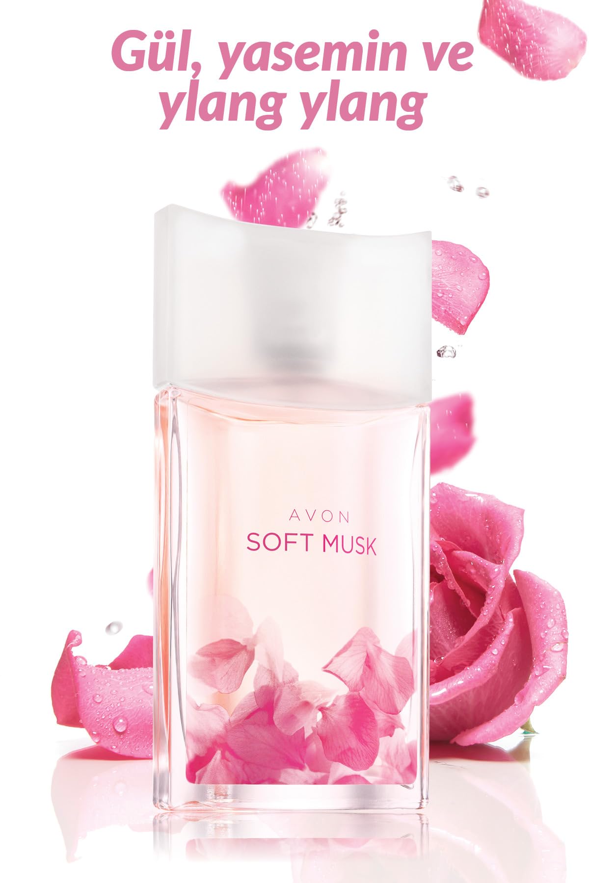 AVON Soft Musk spray-en-mano: aplicación fácil y rápida.