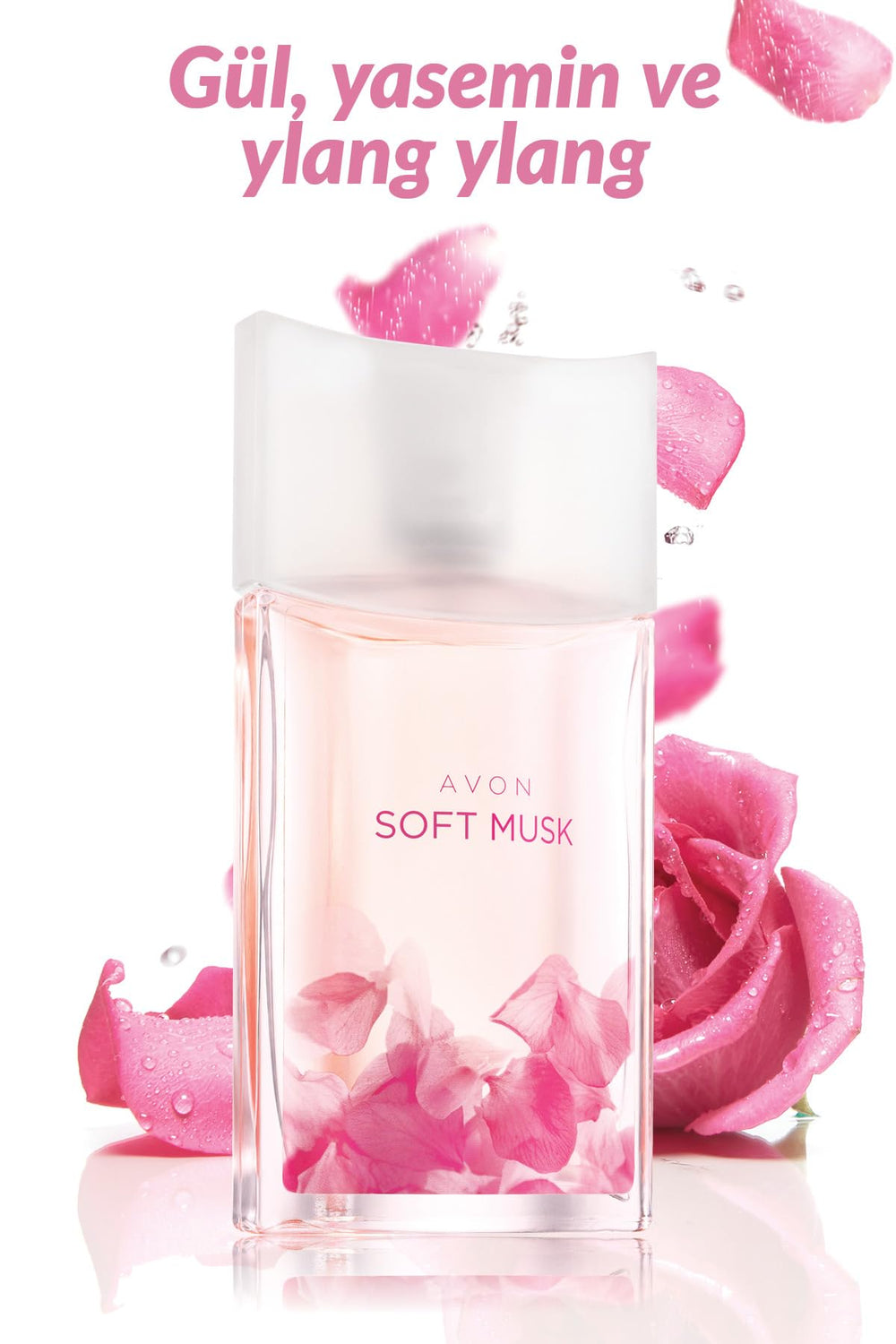 AVON Soft Musk spray-en-mano: aplicación fácil y rápida.