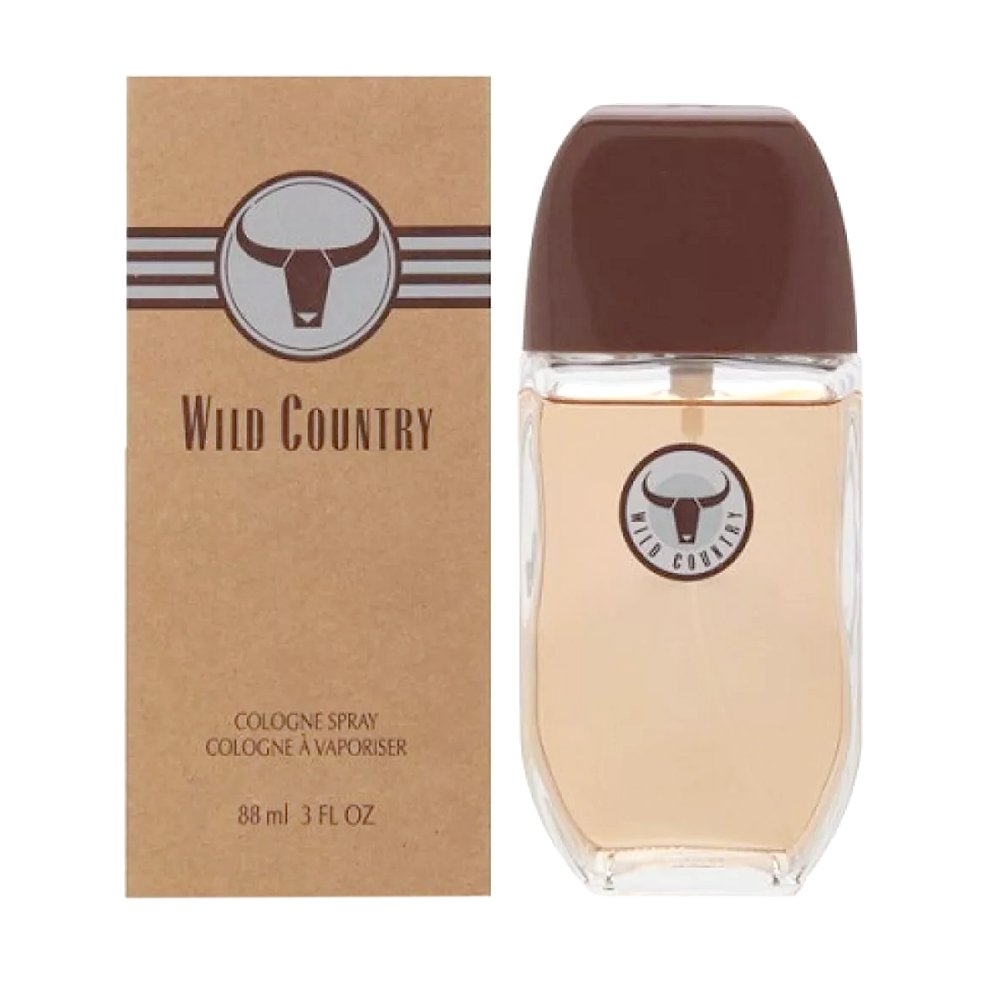 AVON Wild Country colonia para hombres, botella en primer plano con frescura duradera.