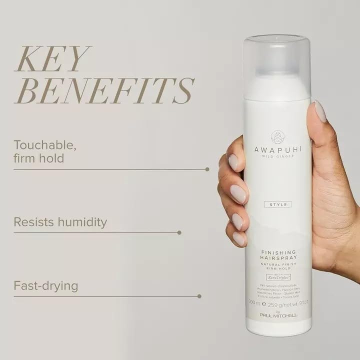 Awapuhi Wild Ginger: brillance naturelle sur cheveux après application.