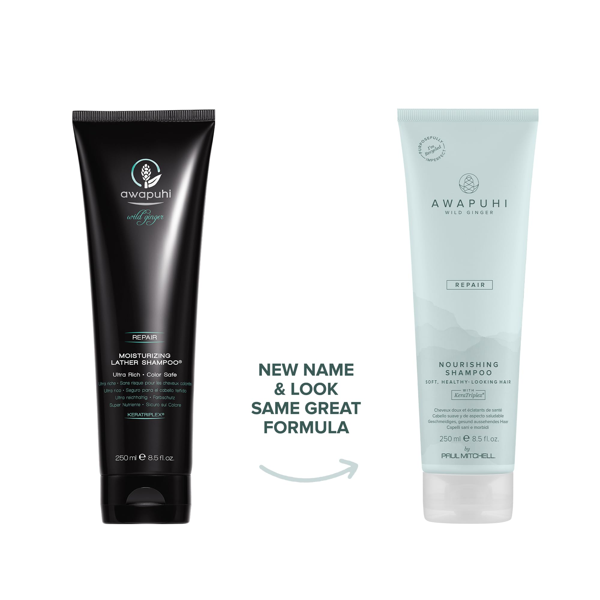 Awapuhi Wild Ginger champú textura cremosa para uso diario