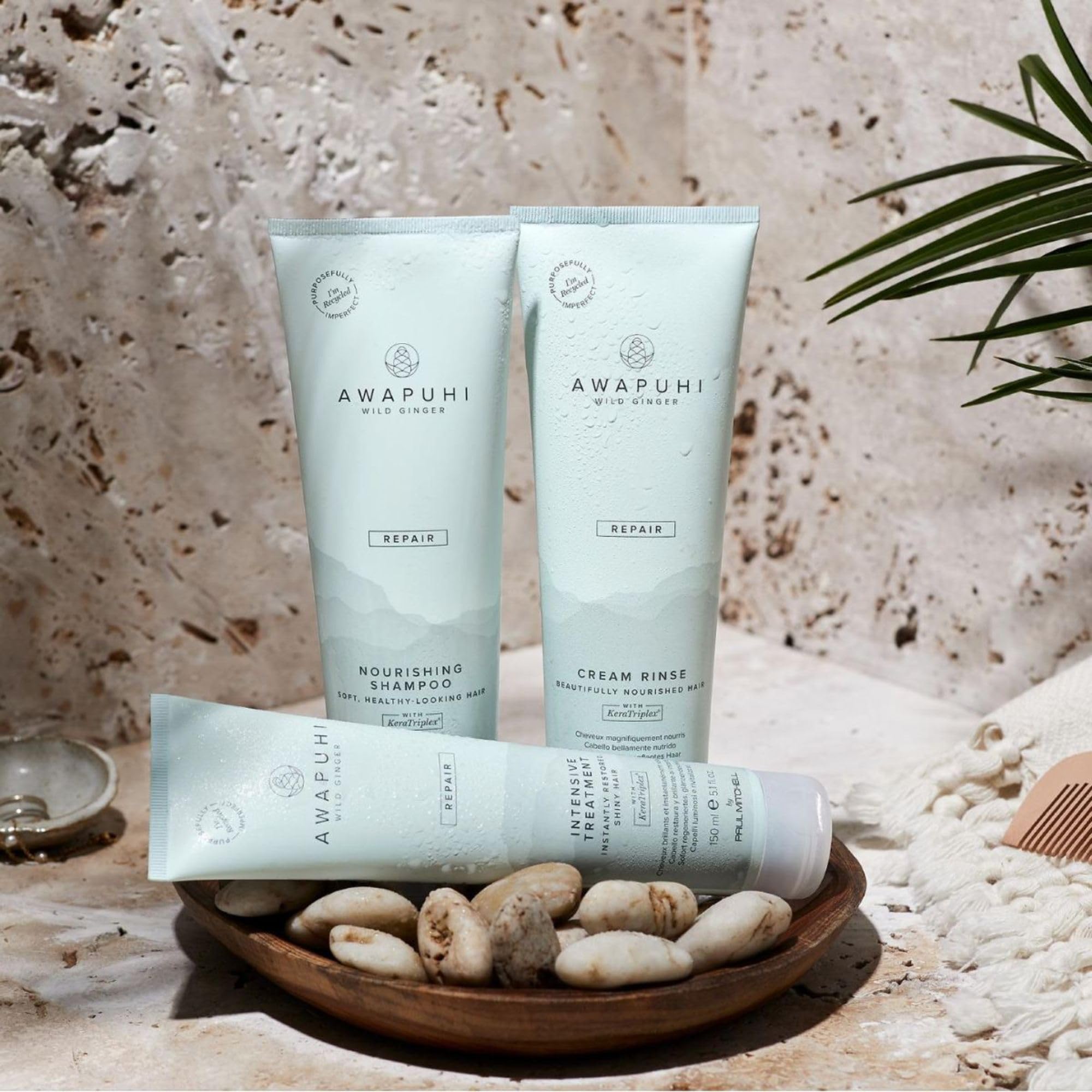 Awapuhi Wild Ginger envase reciclado de consumo posterior