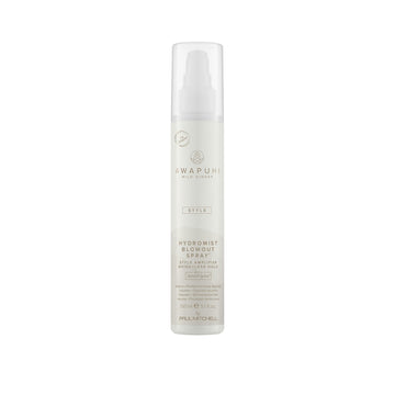 Awapuhi Wild Ginger HydroMist botella vertiendo chorro suave para alisado