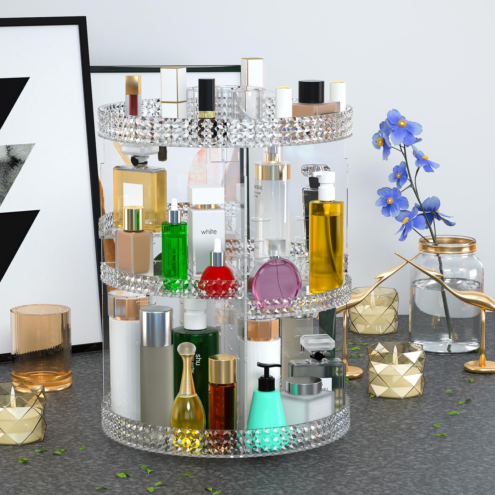 Espacio para brochas y accesorios de maquillaje de Awenia