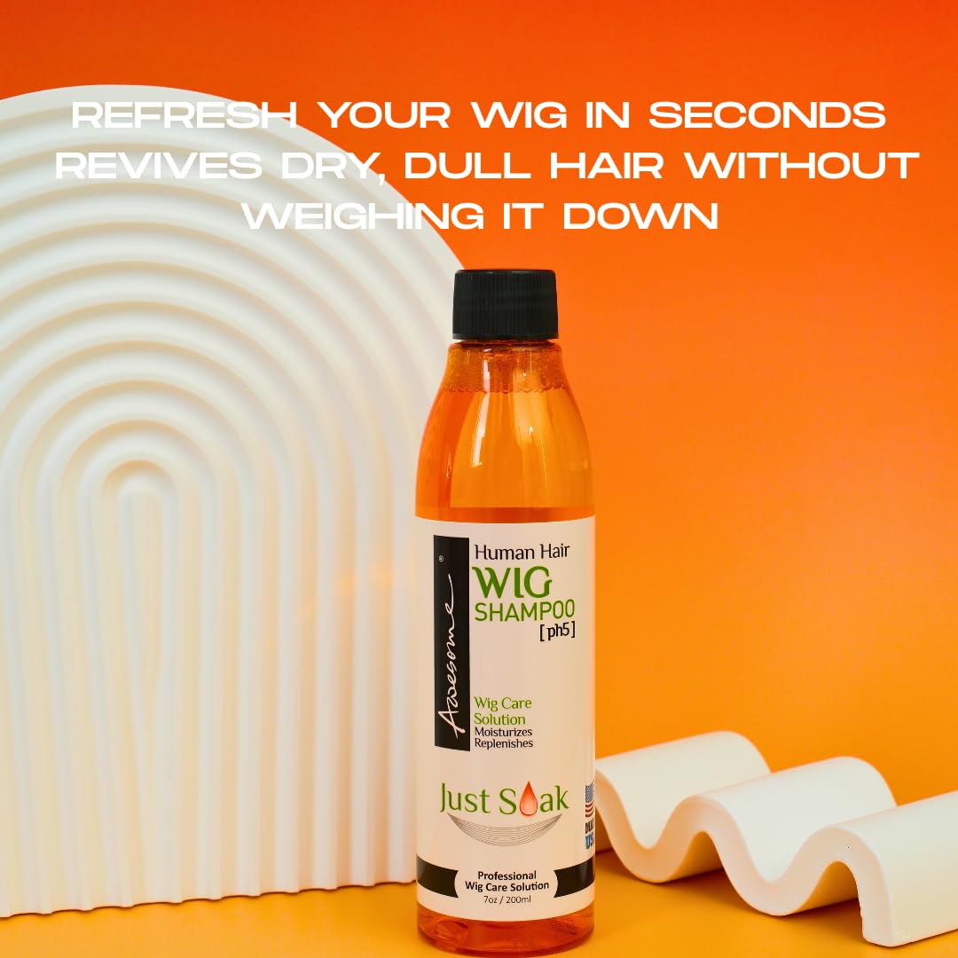 Awesome brillance douce perruque, texture lisse et aspect brillant pour un look soigné.