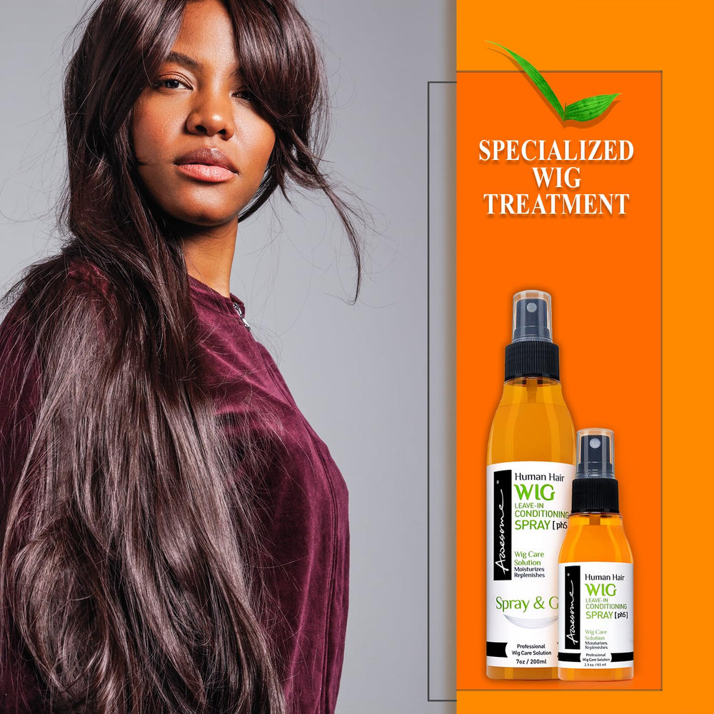 Awesome desenredado para pelucas de cabello humano, facilita peinado sin enredos.