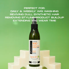 Awesome peluca aceite de coco: ingrediente nutritivo para mayor suavidad y manejabilidad.