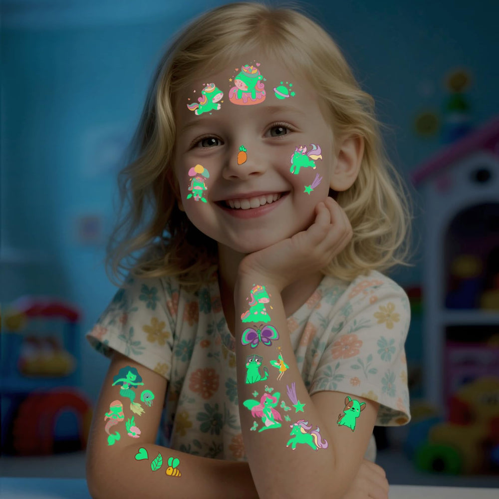 AWINMAY diseños divertidos de tatuajes para niños para juegos y fiestas.