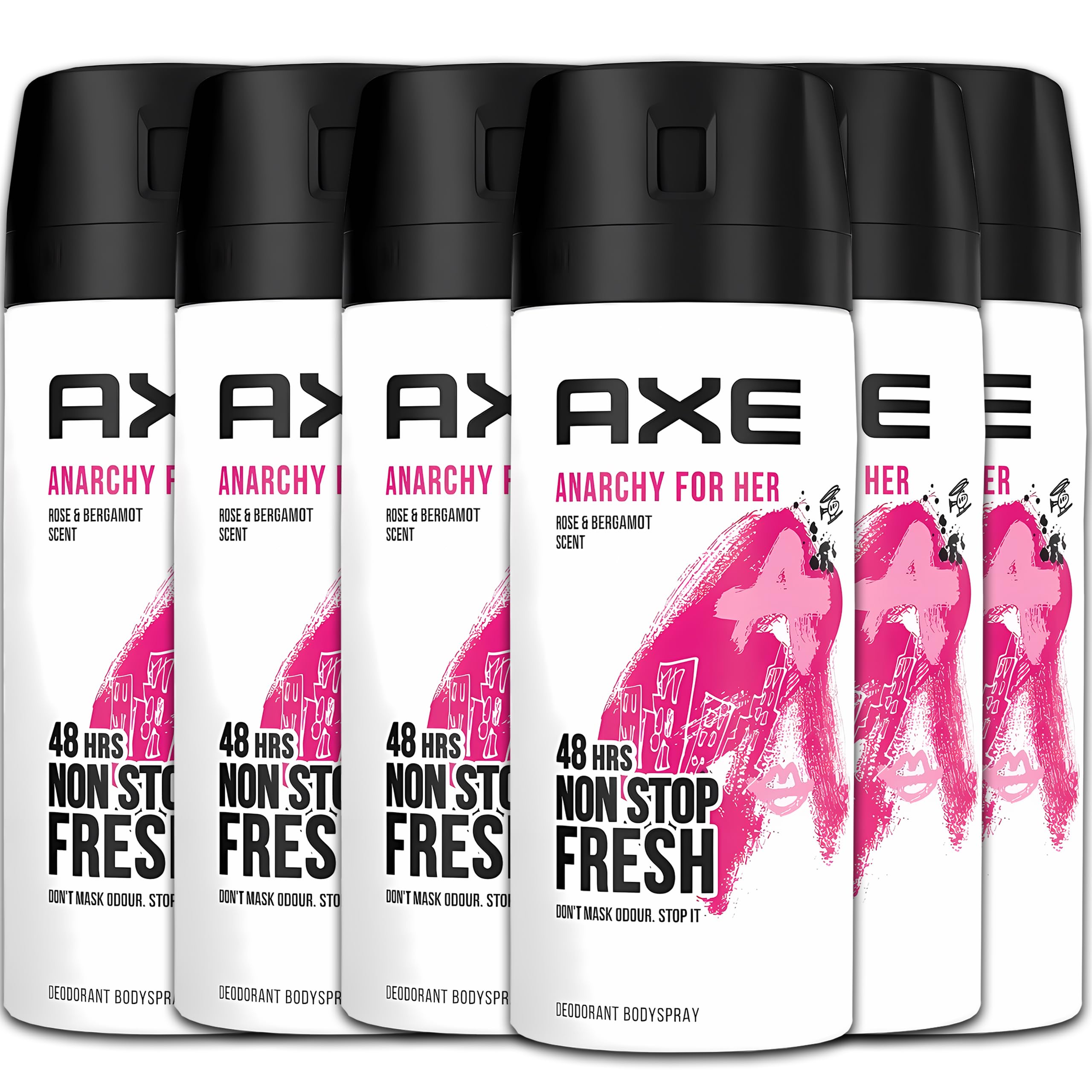 AXE Anarchy Pour Elle, vaporisateur-bouteille: parfum léger et frais pour le quotidien actif