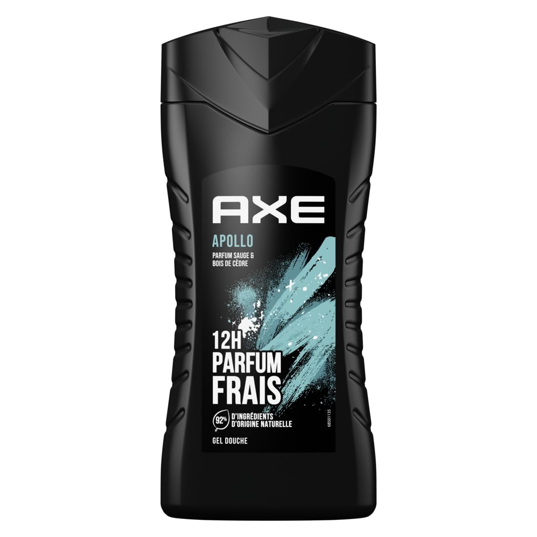 AXE Apollo gel de ducha, botella energizante para empezar la mañana con aroma vigorizante.