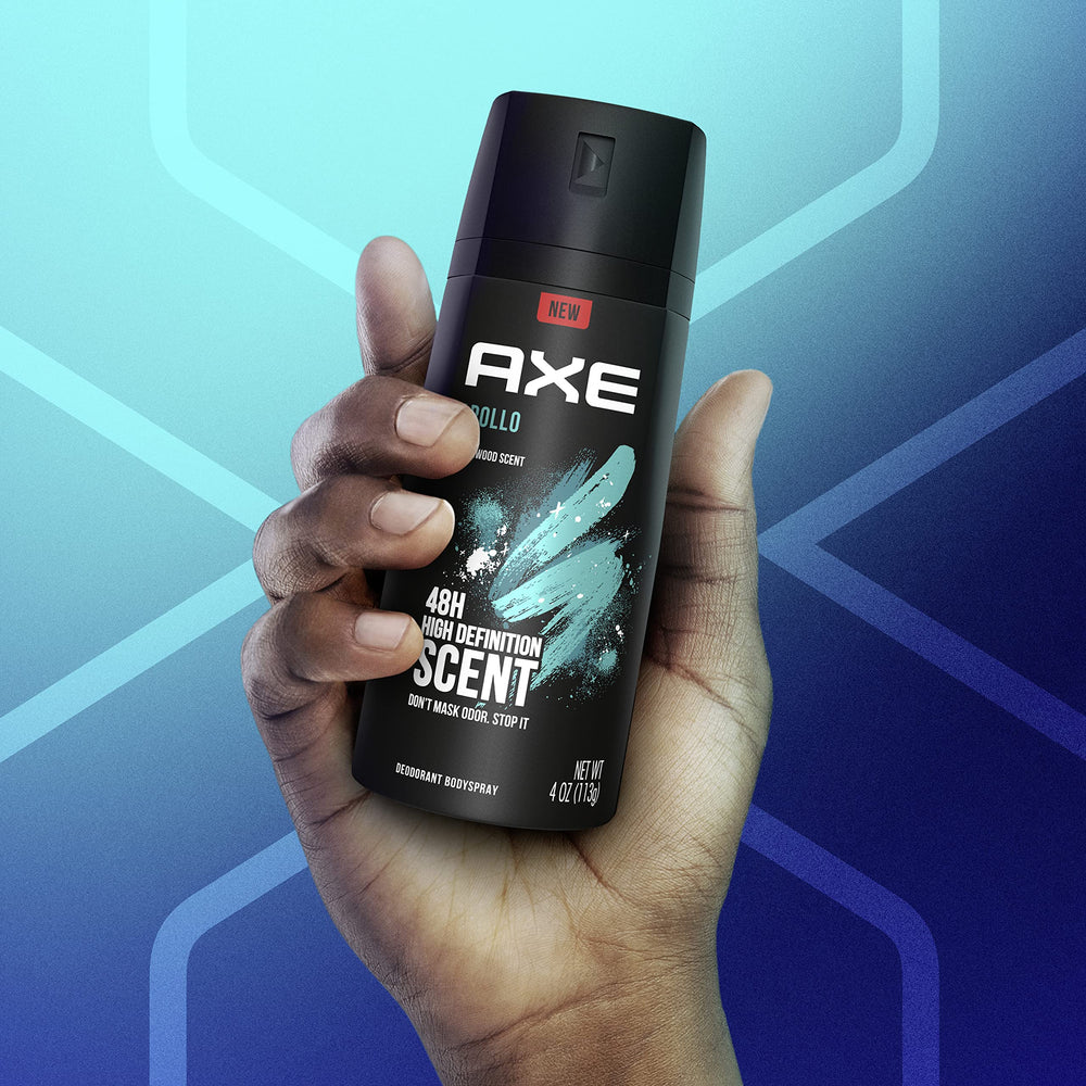 Lata nueva de AXE Apollo con metal reciclable
