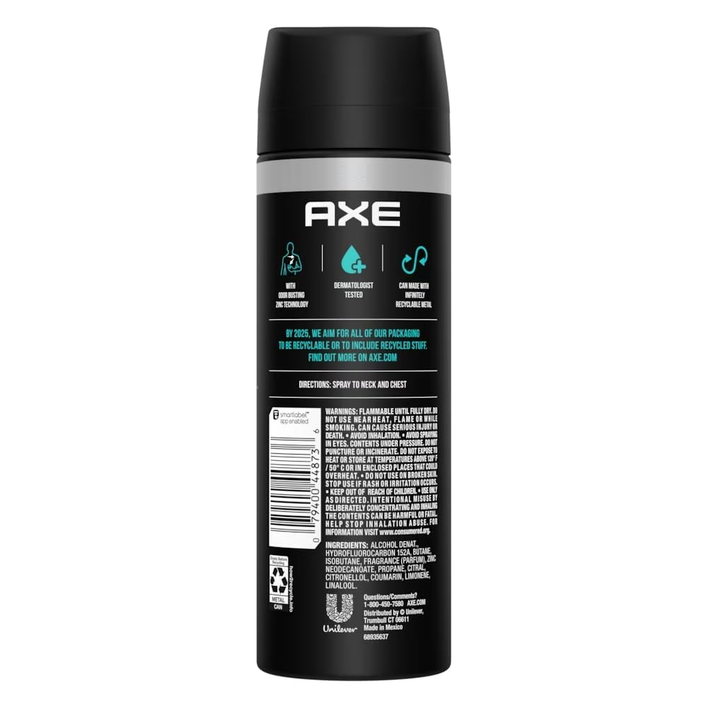 AXE Apollo XL botella fragancia masculina para uso diario