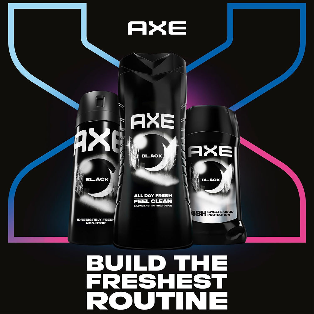 AXE Black uso diario en la ducha, simplifica la rutina de cuidado.