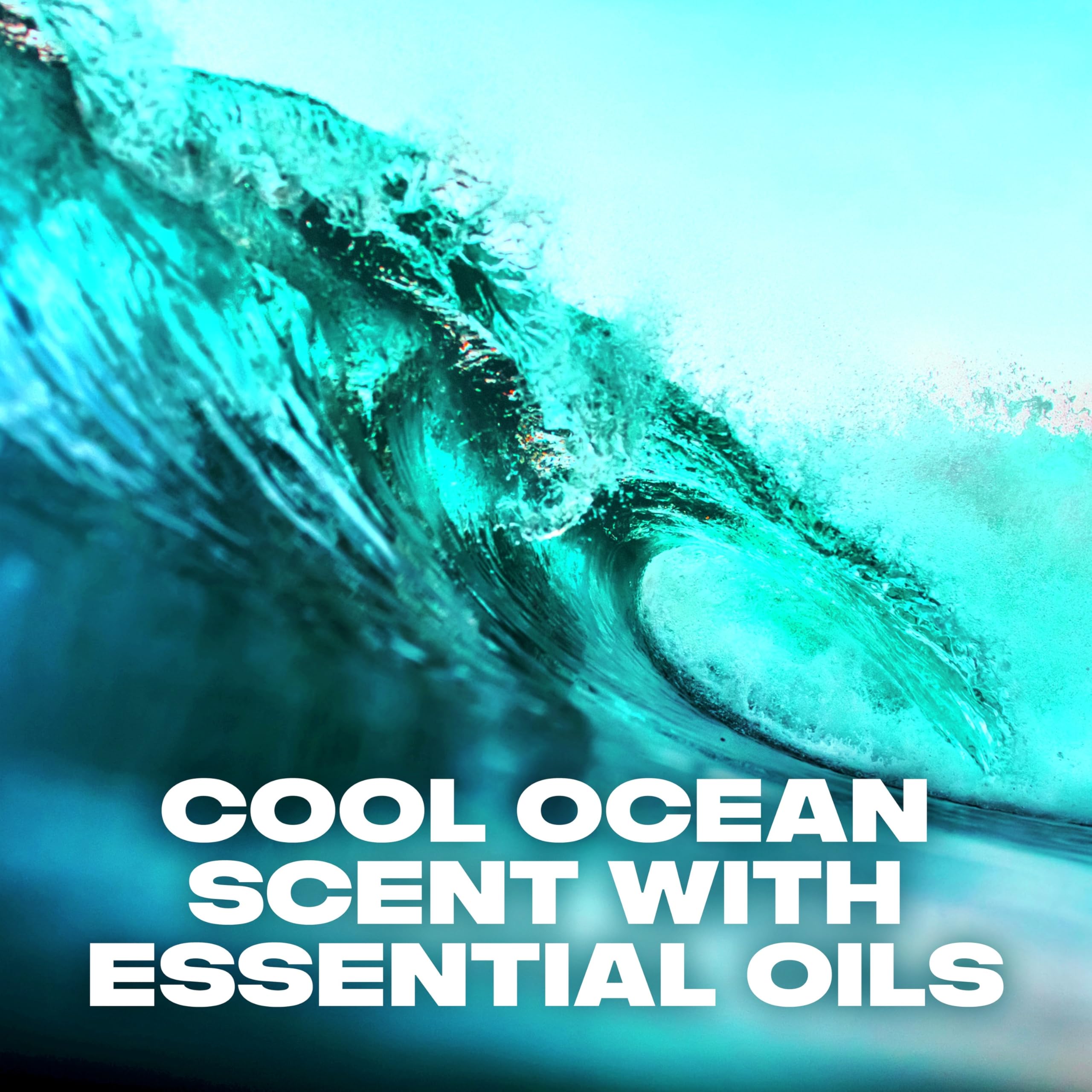 AXE Cool Ocean: tapa segura para evitar derrames durante la ducha.