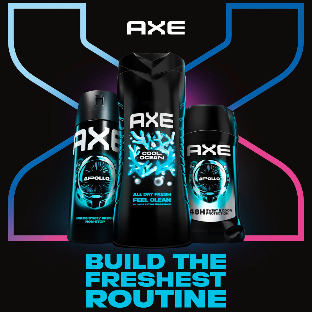 AXE Cool Ocean: piel limpia con fragancia ligera tras ducharte.