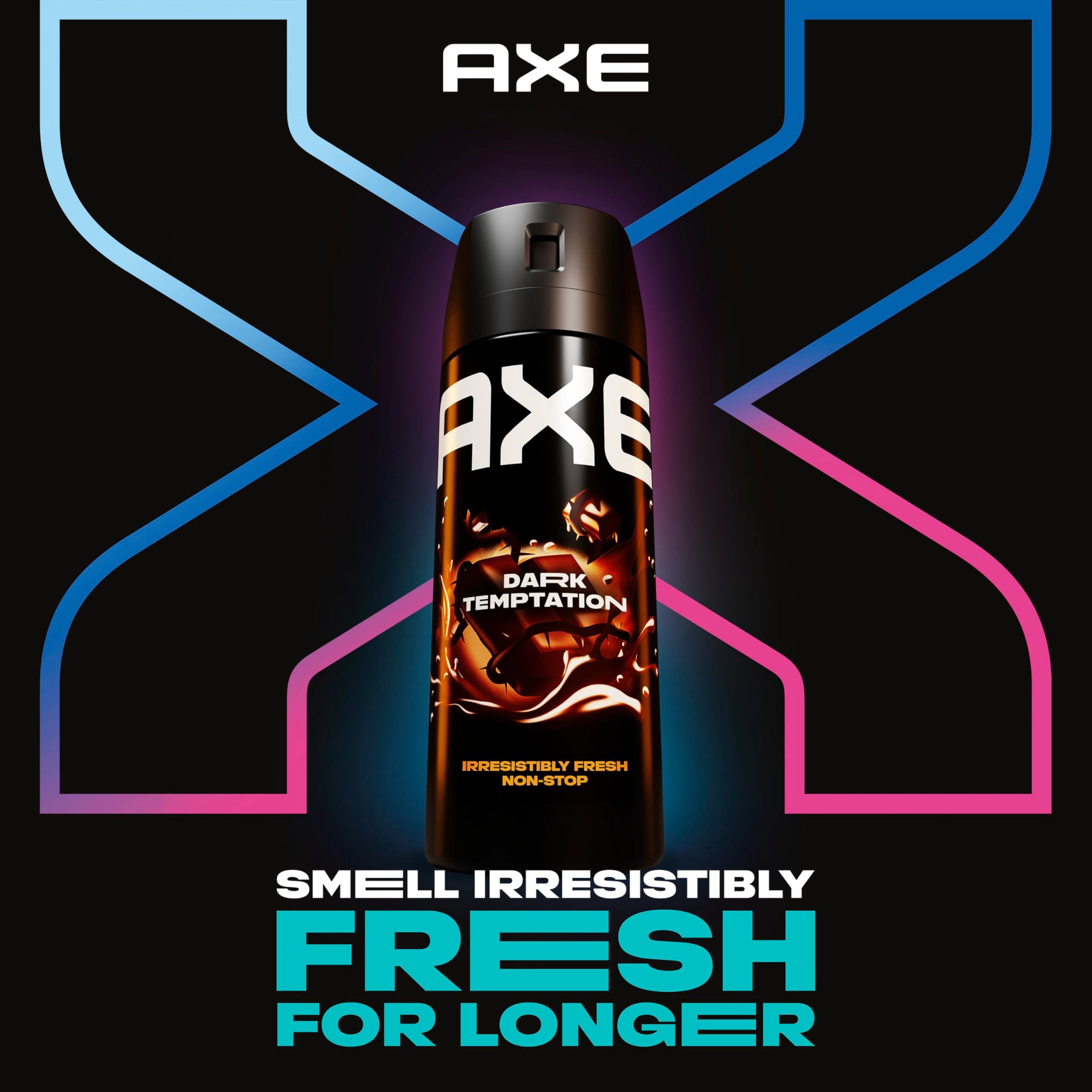AXE Dark Temptation: tecnología de control de olor en acción.