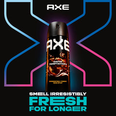 AXE Dark Temptation: tecnología de control de olor en acción.