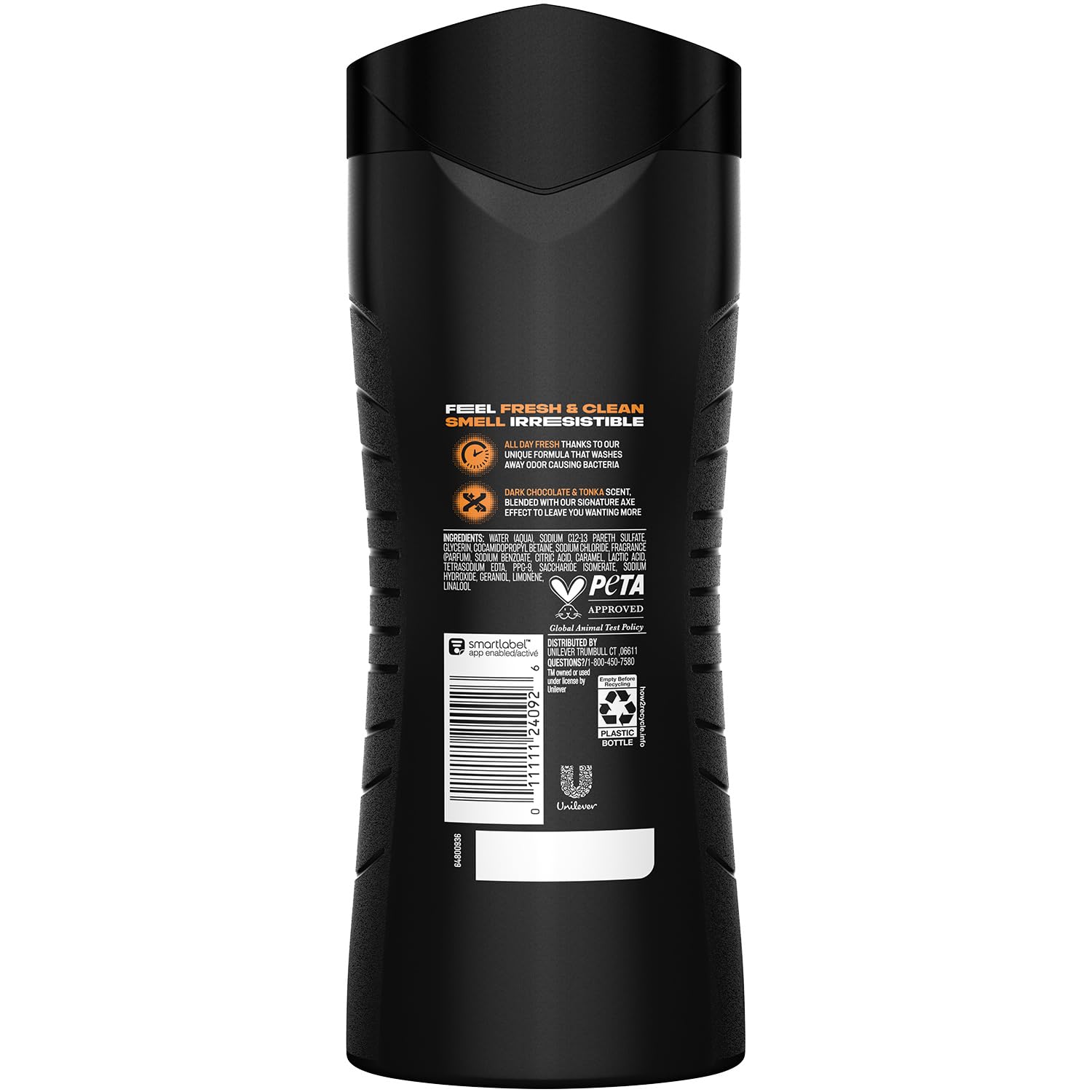 AXE Dark Temptation: gel-douche au parfum chocolat riche et enveloppant pour usage quotidien