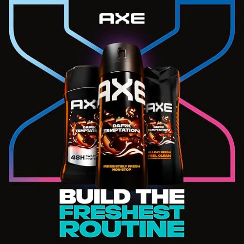 AXE Dark Temptation: barra-desodorante para fragancia sostenida.