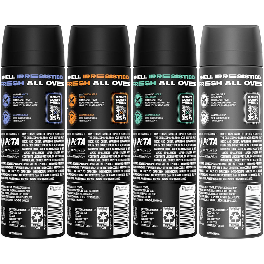 AXE desodorante corporal XL Black con sensación fresca y duradera