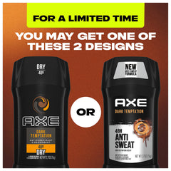 AXE Dark Temptation nota de chocolate caliente y especias.