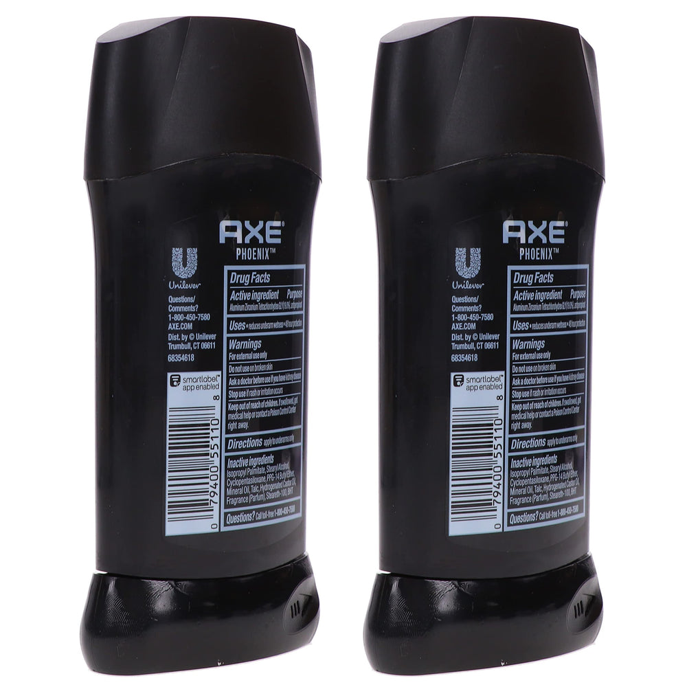 AXE Phoenix deodorant cap closeup shows reliable seal and easy application