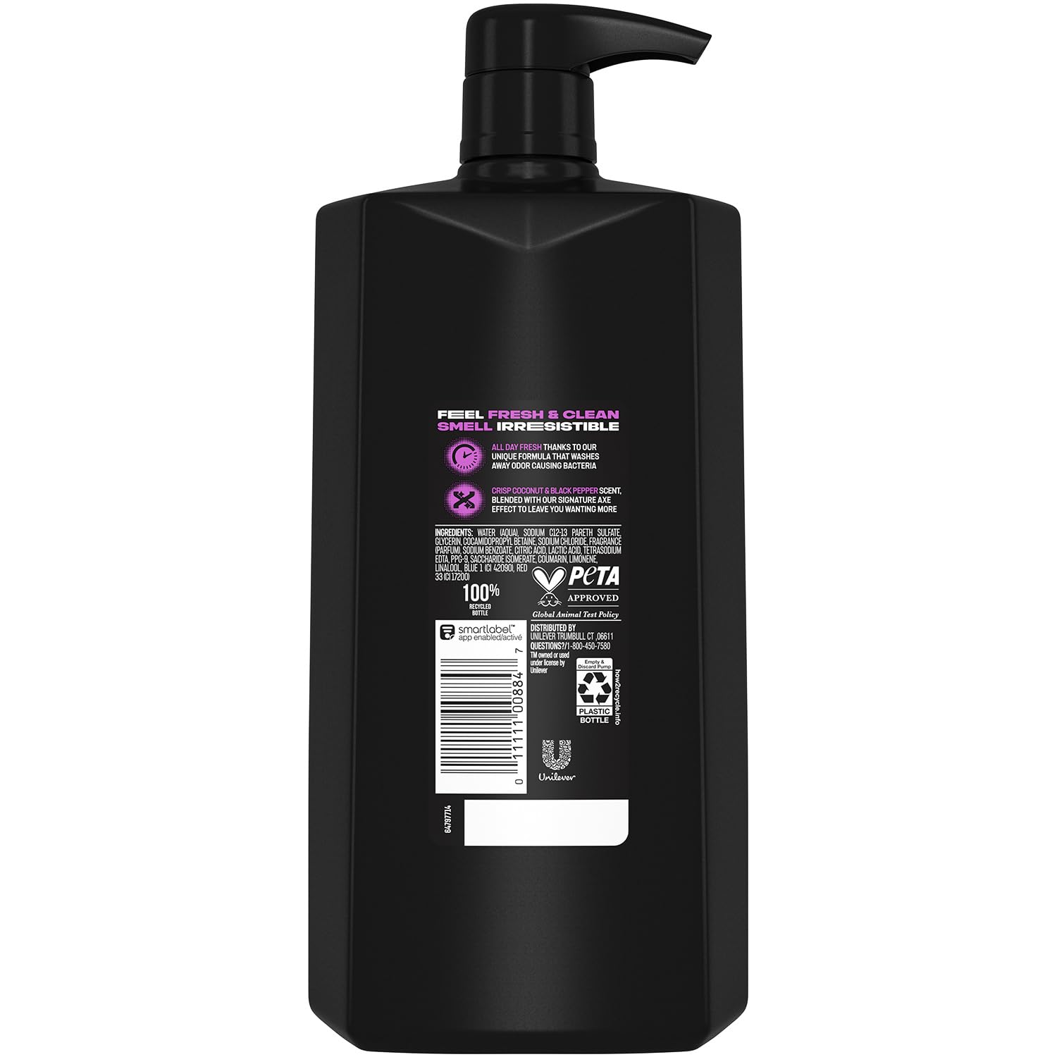 AXE Excite bote grande de 32 onzas para recarga diaria y uso continuo.